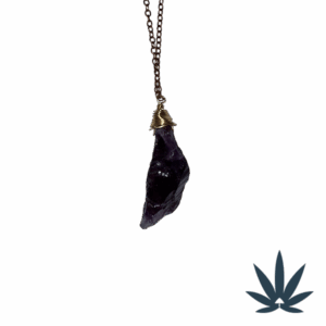 Raw Amethyst Point Necklace