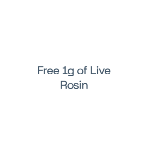 Free 1g of Live Rosin